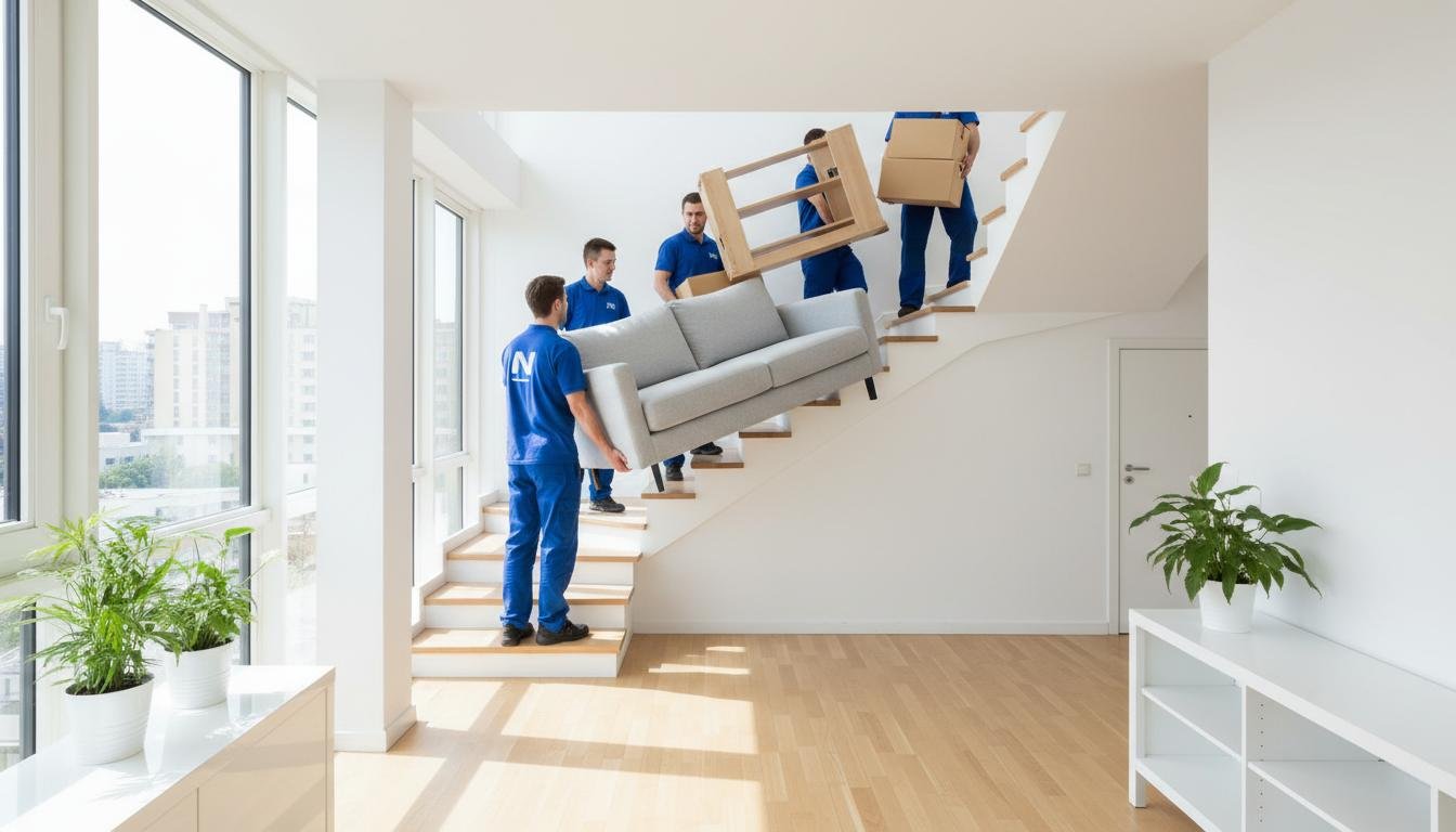 Professionell flytthjälp - Fixarflytt flyttkarlar med modern flyttbil